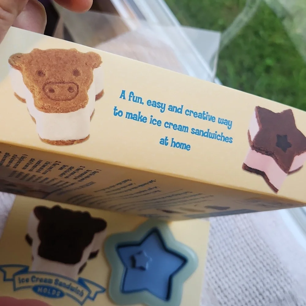 Williams-Sonoma Ice Cream Molds ☆ In Box With Instructions ☆ Williams-Sonoma